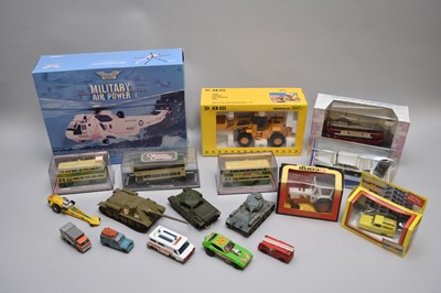 Lot 272 - A collection of various boxed and unboxed die-cast vehicles