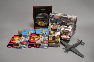 Lot 270 - A collection of movie tie-in action figures and models