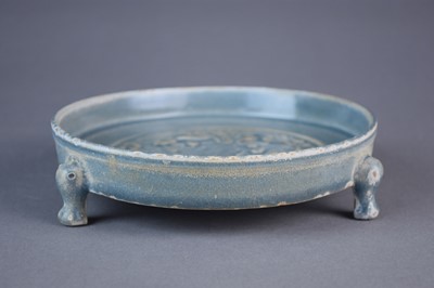Lot 52 - A Chinese tripod dish, possibly Song Dynasty