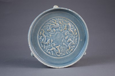 Lot 52 - A Chinese tripod dish, possibly Song Dynasty