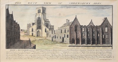 Lot 123 - A group of 19th and 20th Century Engraving and Lithographs of Shrewsbury and Shropshire