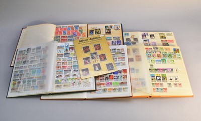 Lot 102 - Eight albums of British and World stamps and FDC's