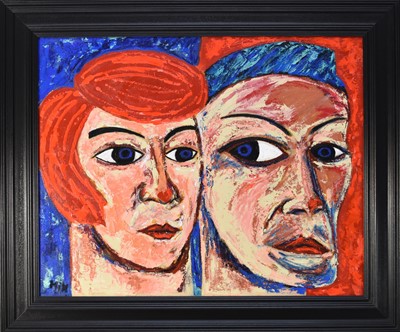 Lot 39 - Brent Hixon (British Contemporary) Two Heads are Better than One