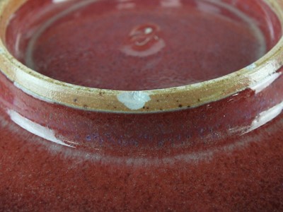 Lot 403 - Rupert Spira (b.1960), a copper red bowl