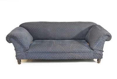 Lot 363 - A Chesterfield type double drop-end sofa