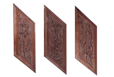 Lot 497 - Thomas Henry Kendall: a group of carved wood architectural features from the Chapel Street showroom