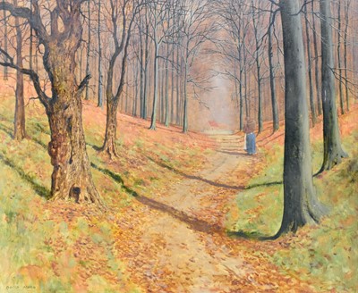 Lot 136 - David Mead (1906-1986) Woodland Track