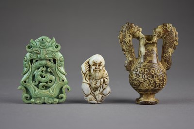 Lot 446 - An assembled group of Chinese hardstones