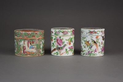 Lot 77 - A group of eleven Chinese Canton famille rose wares, 18th-19th century