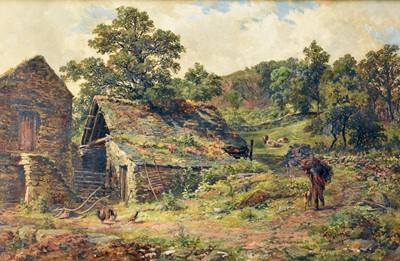 Lot 150 - Samuel Henry Baker (British 1824-1909) Welsh Farmyard