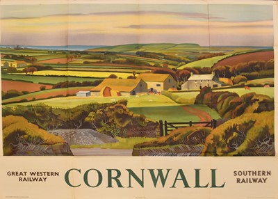 Lot 264 - A 1940s railway poster for Cornwall, Southern Railways