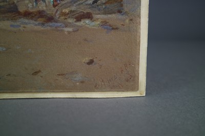 Lot 418 - Edwin Hayes (1819/20-1904) Ships Foundering off the coast
