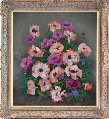 Lot 239 - Denby Sweeting (British, 1936-2020), Still Life of Oriental Poppies