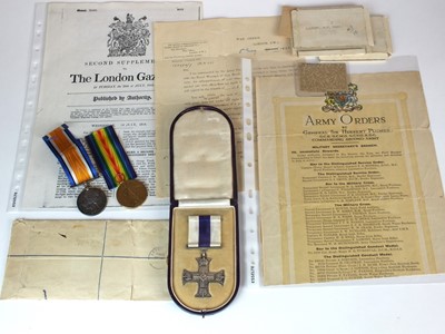 Lot 109 - Great War Military Cross group to 2nd Lt. William Roy Web, Royal Fusiliers