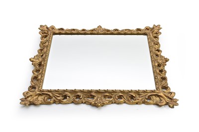 Lot 413 - A giltwood and composite wall mirror