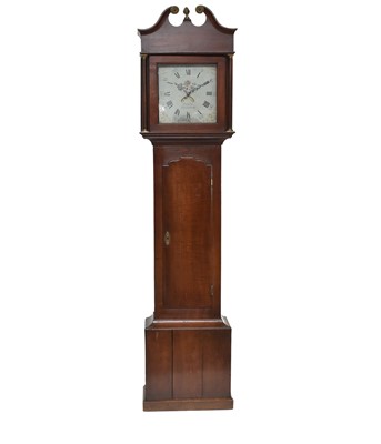 Lot 307 - A George III oak longcase clock, Bickerton of Ellesmere