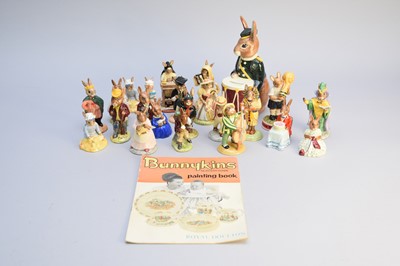 Lot 371 - A collection of twenty-one Royal Doulton Bunnykins figures