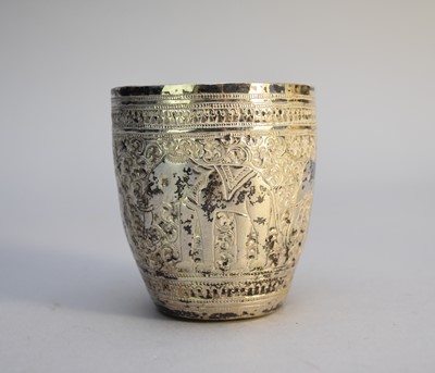 Lot 234 - A white metal beaker