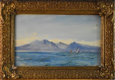 Lot 249 - William Lionel Wyllie (British 1851-1931), 'The ... of Arran', watercolour