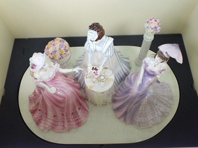 Lot 304 - Coalport 'Afternoon Tea' figural group