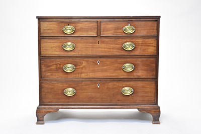 Lot 804 - A George III mahogany chest of drawers