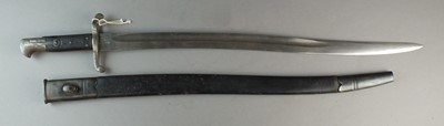 Lot 64 - British 1856/58 yataghan sword bayonet