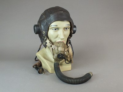 Lot 15 - RAF 'C-Type' leather flying helmet