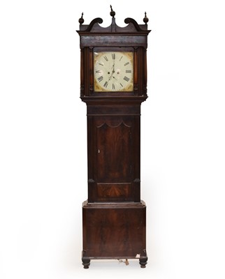 Lot 557 - A Victorian mahogany veneered, 8-day longcase clock, 'R.Ca?mmack, Ormskirk'