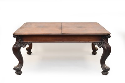 Lot 758 - A Victorian mahogany, extending dining table