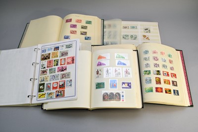 Lot 103 - A collection of eight stock books of mint and used stamps