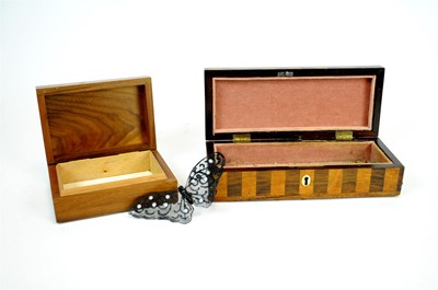 Lot 240 - A 19th century pen box