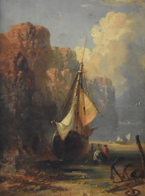 Lot 460 - Edmund John Niemann (British 1813-1876), Coastal Scene