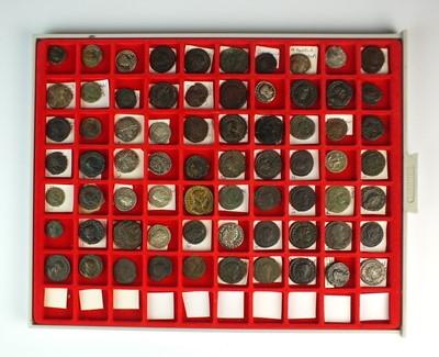 Lot 181 - A collection of Greek and Roman silver and base metal coins