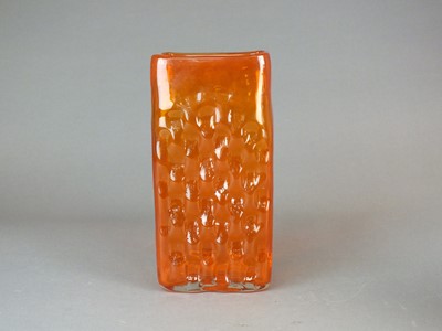 Lot 324 - A Whitefriars 'Basket-weave' glass vase designed by Geoffrey Baxter