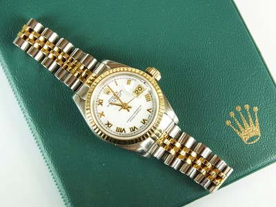 Lot 169 - A lady's Rolex Oyster Perpetual Datejust Superlative Chronometer wristwatch