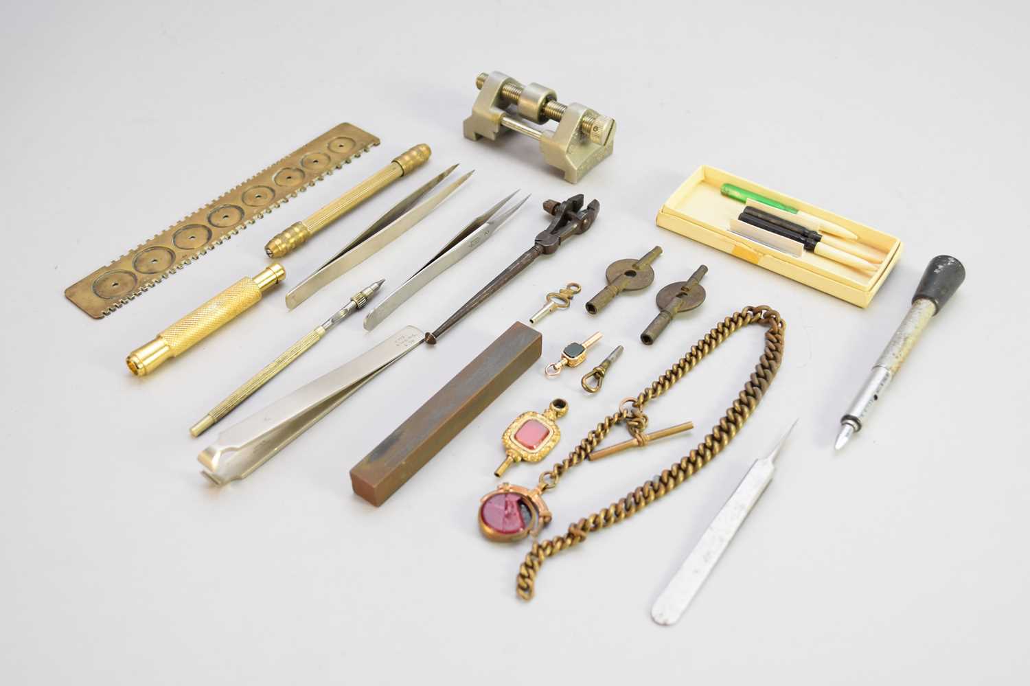 Lot 345 - A quantity of watch makers tools