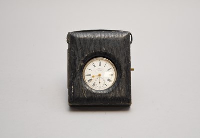 Lot 148 - A continental silver cased open face pocket watch