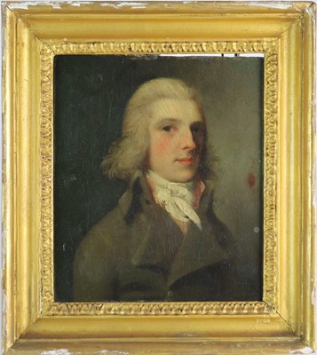 Lot 164 - British School (Late 18th Century) Portrait of a Young Gentleman