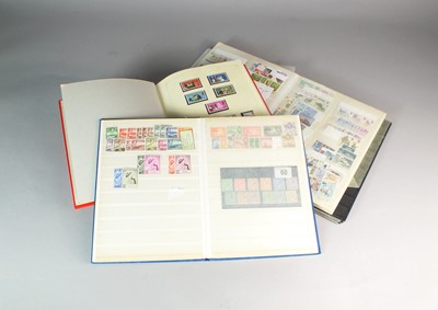 Lot 381 - Two stock books and one album of Great Britain and British Commonwealth stamps