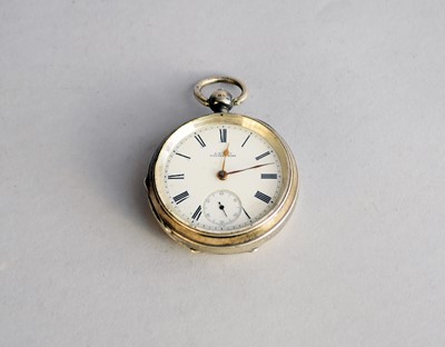 Lot 149 - A silver open face pocket watch
