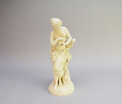 Lot 343 - A Minton parian figure of Pandora after A. Carrier-Belleuse