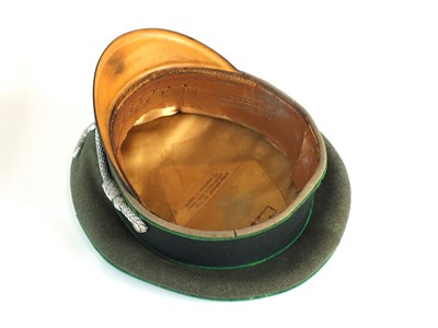 Lot 142 - WW2 German Gebirgsjäger Officer's visor worn by a Combat Dentist