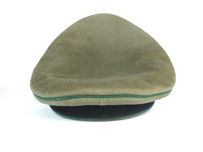 Lot 141 - German Third Reich Jaeger (Light Infantry) Officer's cap, battle-worn