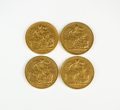 Lot 198 - Four sovereigns