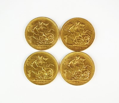 Lot 200 - Four sovereigns