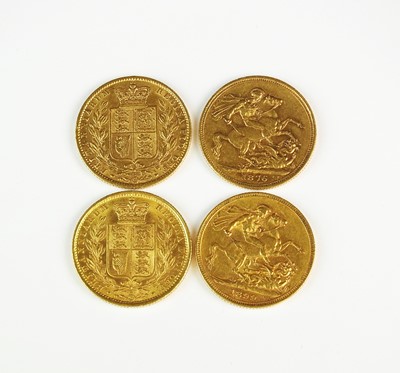 Lot 201 - Four sovereigns