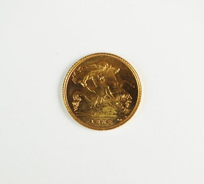 Lot 183 - An Elizabeth II half sovereign