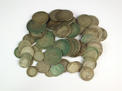 Lot 187 - A large collection of pre-1947 silver coinage