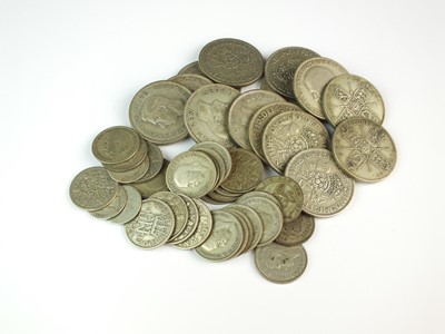 Lot 192 - A collection of pre-1947 silver coinage