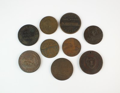 Lot 222 - A small collection of 18th and 19th century copper tokens